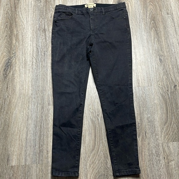 Democracy “AbTechnology” Black Skinny Jeans 12 Petite - Picture 1 of 11